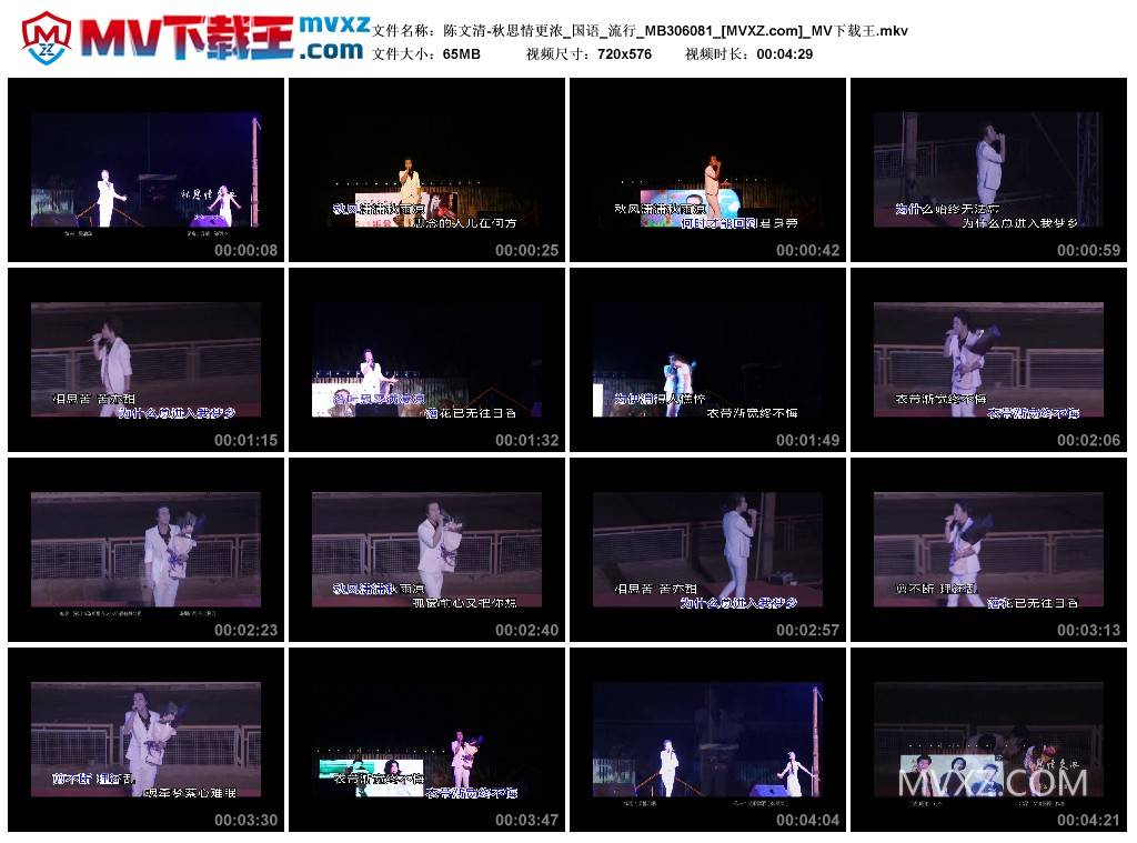 陈文清-秋思情更浓_国语_流行_MB306081